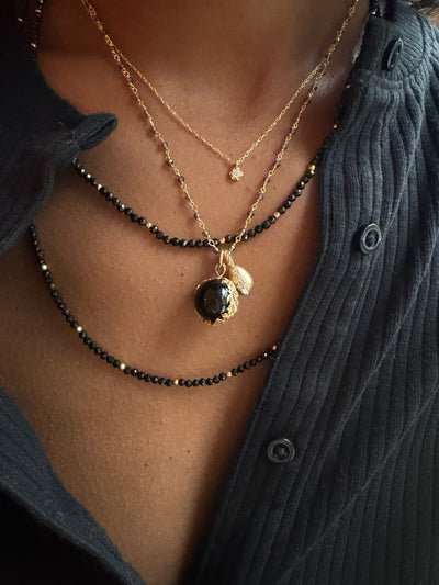 The Seeds of Protection Necklace – Black Tourmaline